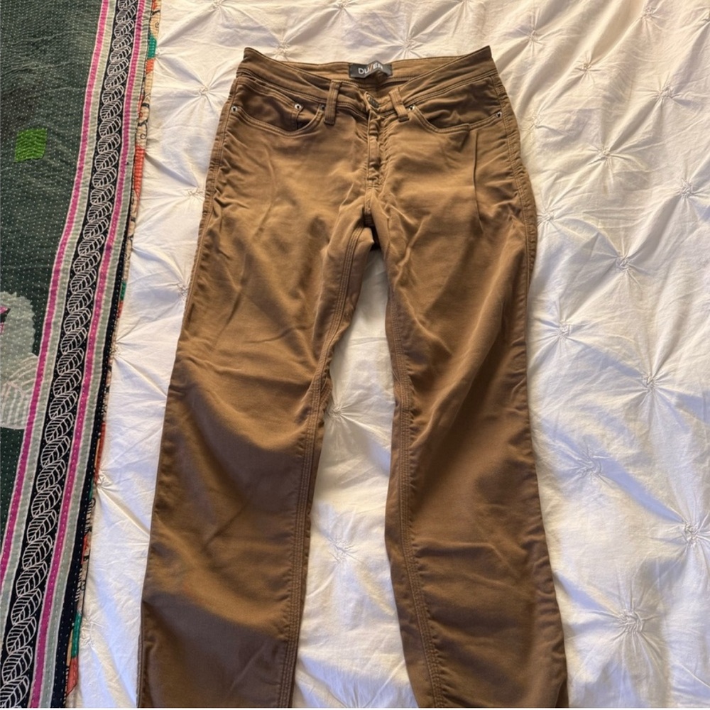 DU/ER Pants • 30x32 • No Sweat • Lightly Worn • Tobacco